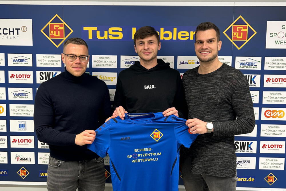 Marcel Wingender verlängert seinen Vertrag bei der TuS Koblenz.