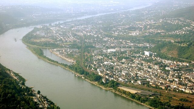 Luftbild Lahnstein (Archivbild) Lahnstein beschließt Haushalt für 2026: Diese Investitionen sind geplant