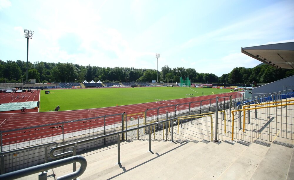 Das Stadion Oberwerth in Koblenz.