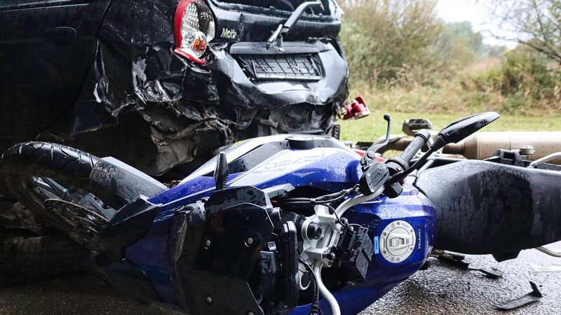 Motorradunfall (Symbolbild)