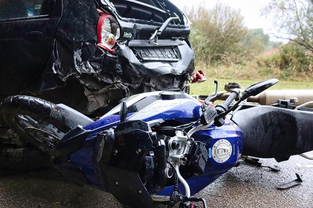 Motorradunfall (Symbolbild)