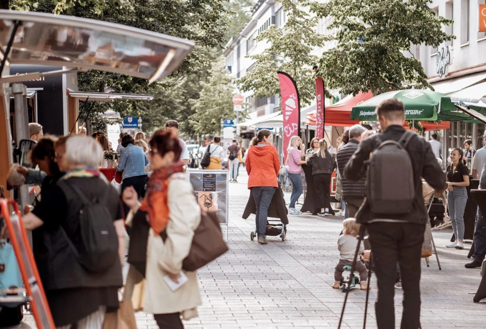 Der neue Dillemarkt wird direkt an den Wochenmarkt in der Schloßstraße anschließen.