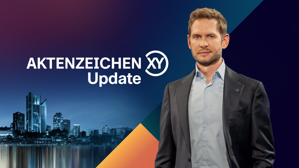 Fabian Puchelt (LKA Bayern) bei der ZDF-Sendung Aktenzeichen XY... ungelöst.