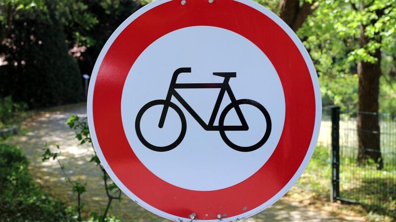 Fahrradverkehr, Schild, Symbolbild