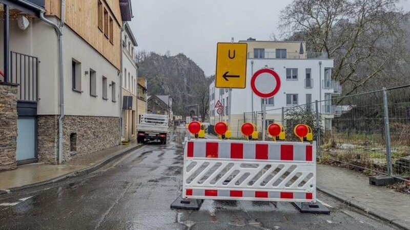 Hochwasser bedingte Umleitung, Ahrtal
