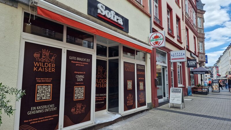 Sofra-Kebab in der Altstadt hat geschlossen, stattdessen soll dort nun der "Wilde Kaiser" entstehen.