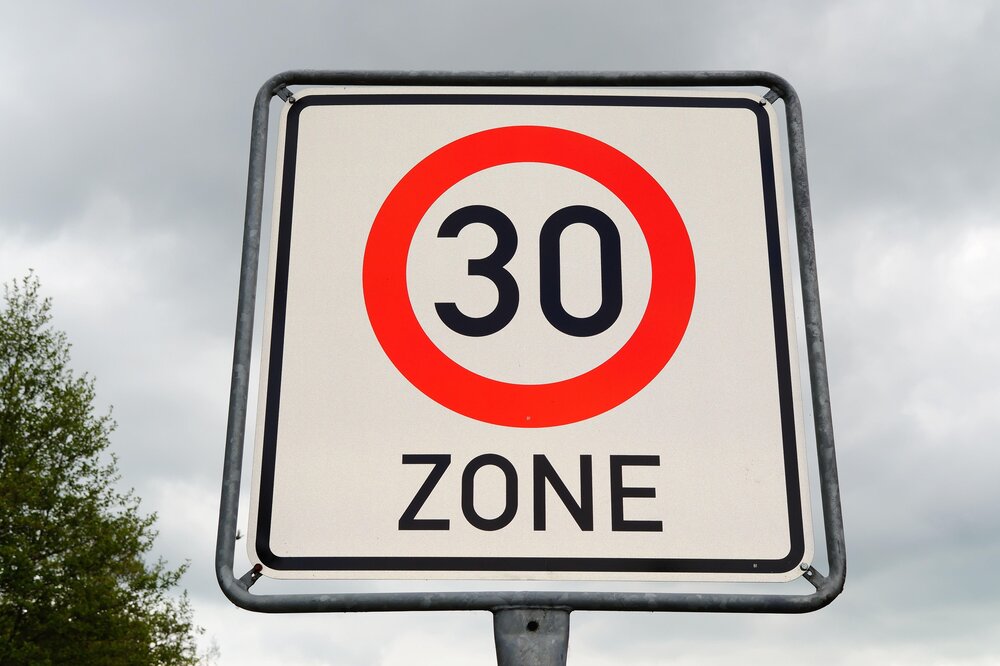 Tempo-30-Zone (Symbolbild).
