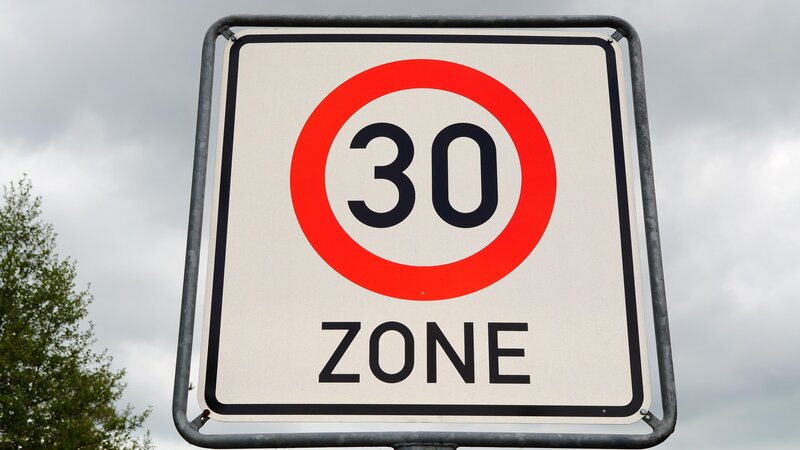 Tempo-30-Zone (Symbolbild).