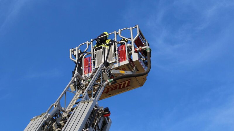 Höhenrettung der Feuerwehr (Symbolbild)
