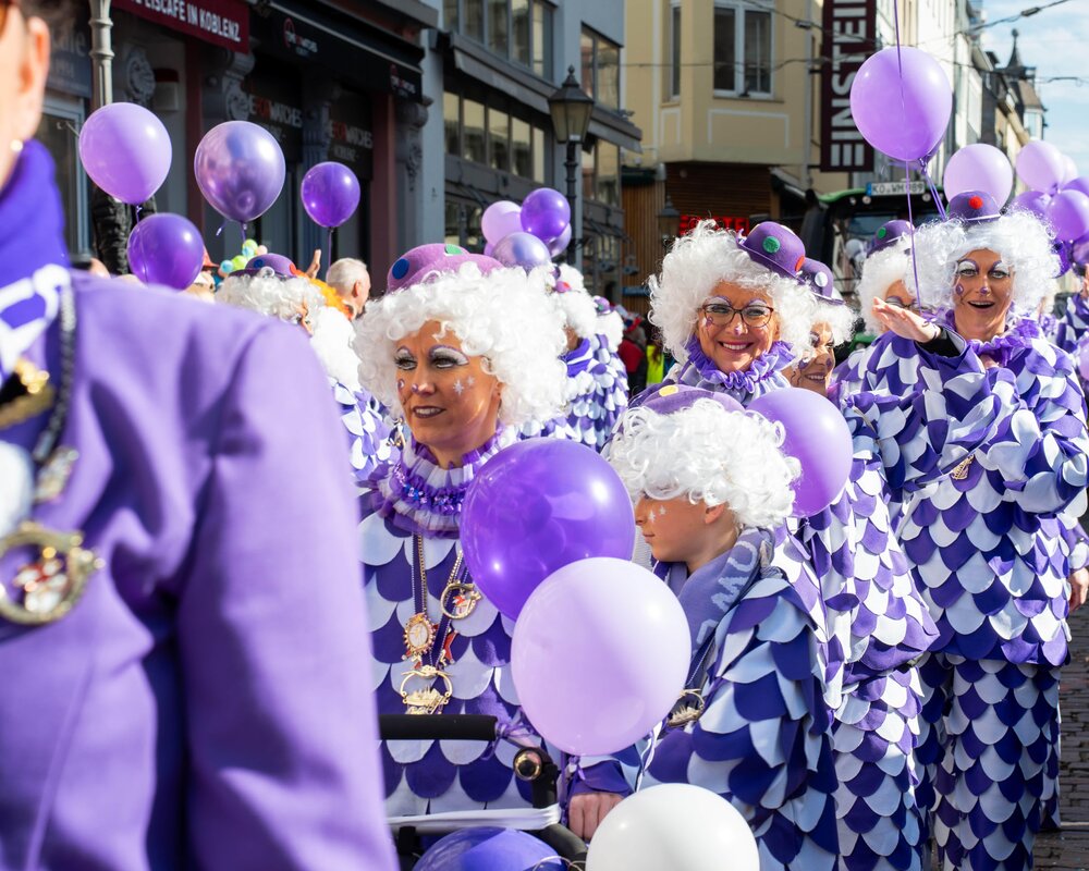 Rosenmontagszug Koblenz, Karneval 2025 Rosenmontagszug Koblenz, Karneval 2025