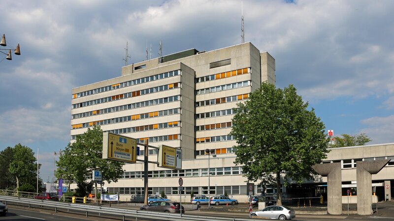 Das Polizeipräsidium am Moselring in Koblenz.