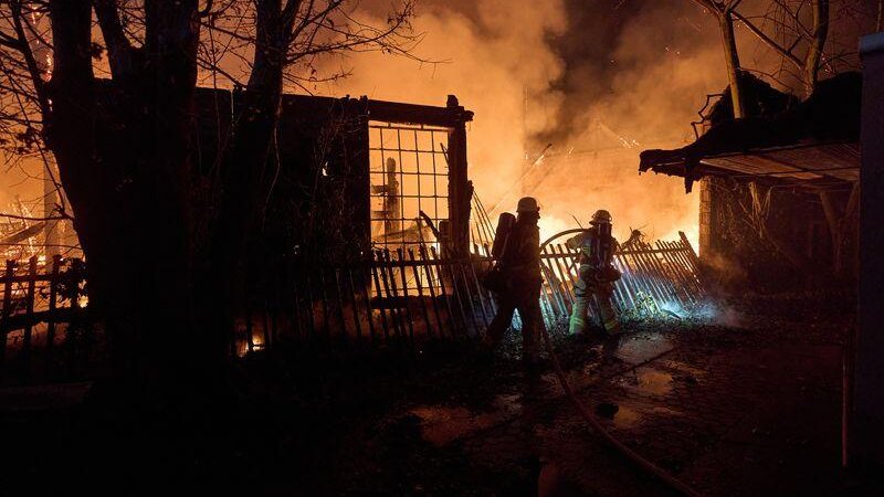 Großbrand - Lokschuppen Neuwied-Engers