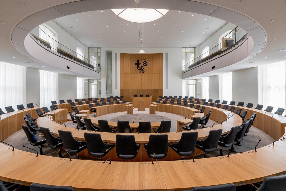 Landtag neu innen Landtag neu innen