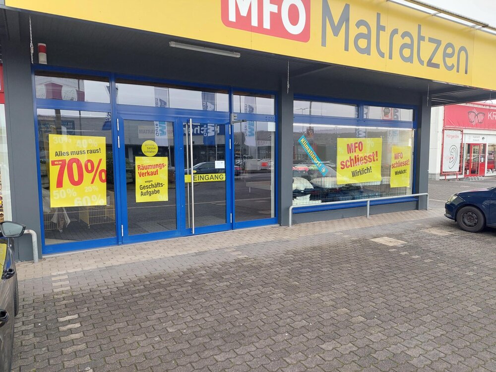 Die MFO-Filiale im Gewerbepark Mülheim-Kärlich muss schließen.