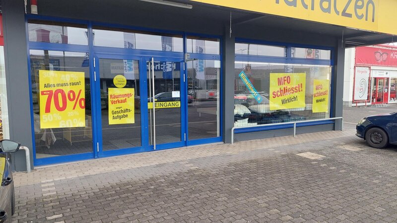 Die MFO-Filiale im Gewerbepark Mülheim-Kärlich muss schließen.