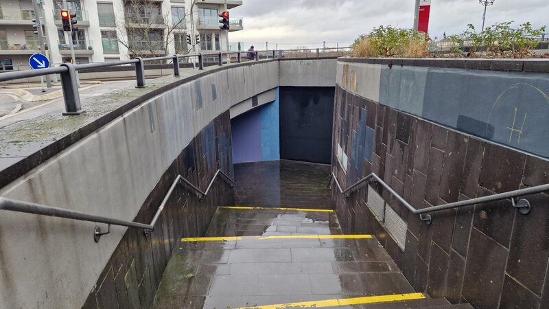 Die Unterführung der Balduinbrücke gilt als "Angstraum".
