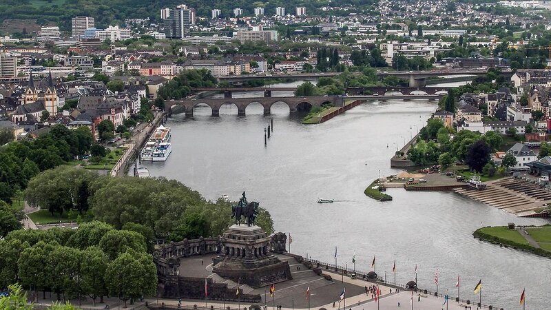 Blick auf Koblenz (Symbolbild)