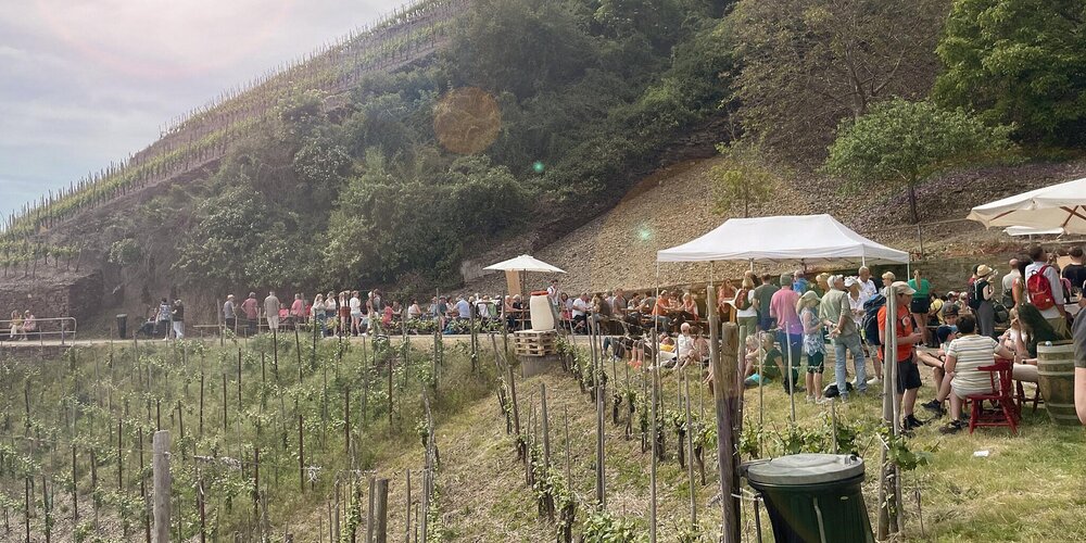 Das Steillagenfest in Winningen findet an diesem Wochenende statt. Das Steillagenfest in Winningen findet an diesem Wochenende statt.