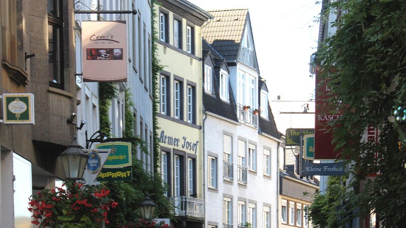 Die Straße "Im Altenhof" in Koblenz.