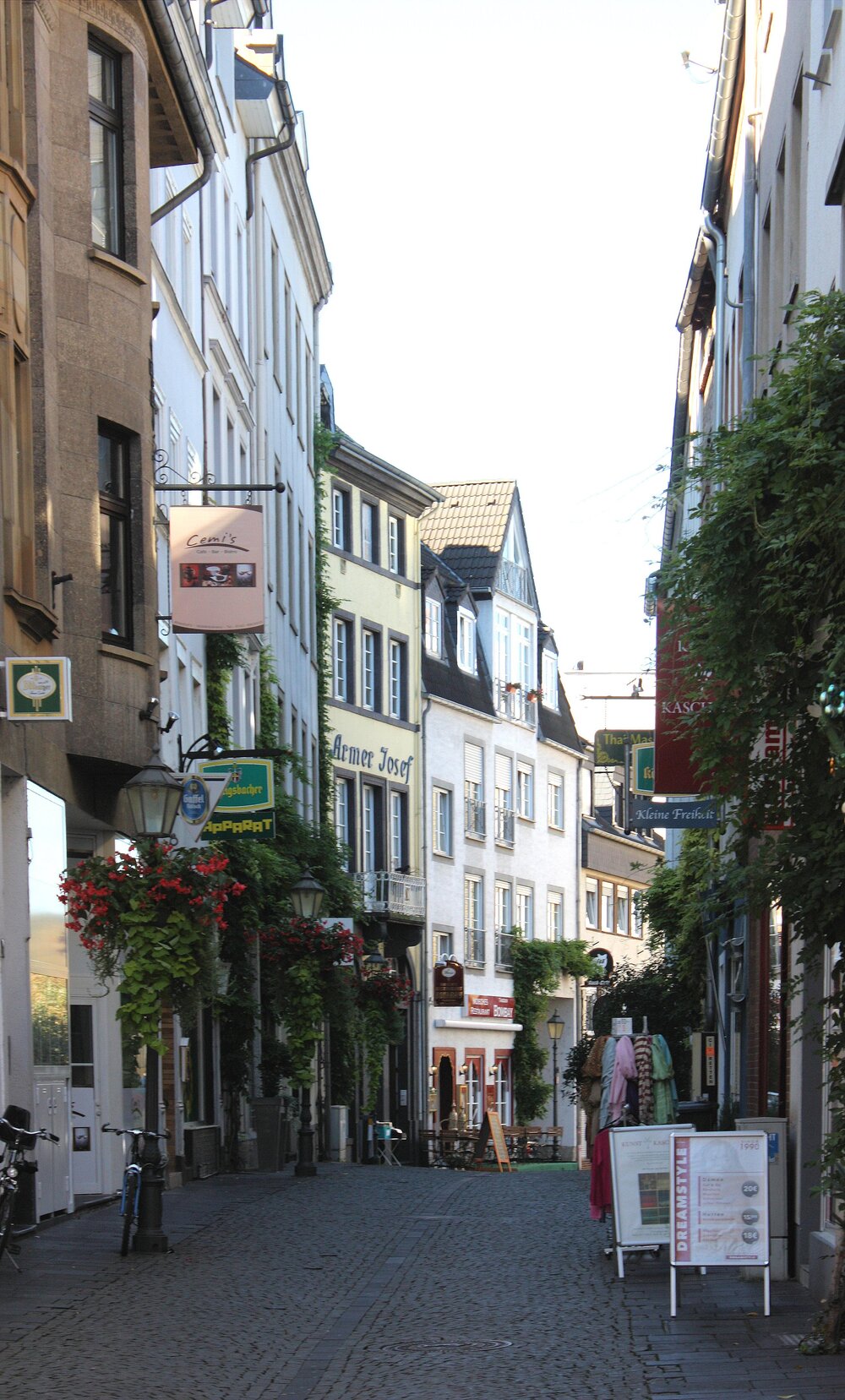 Die Straße "Im Altenhof" in Koblenz.