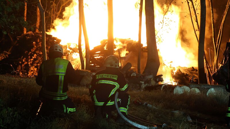 Feuerwehreinsatz in Neuwied-Feldkirchen.