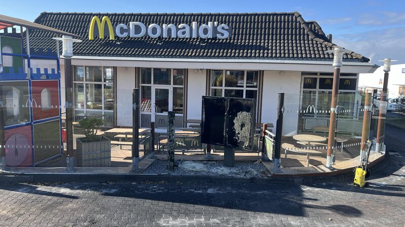Drive-In nach dem Brand, McDonald's Mayen