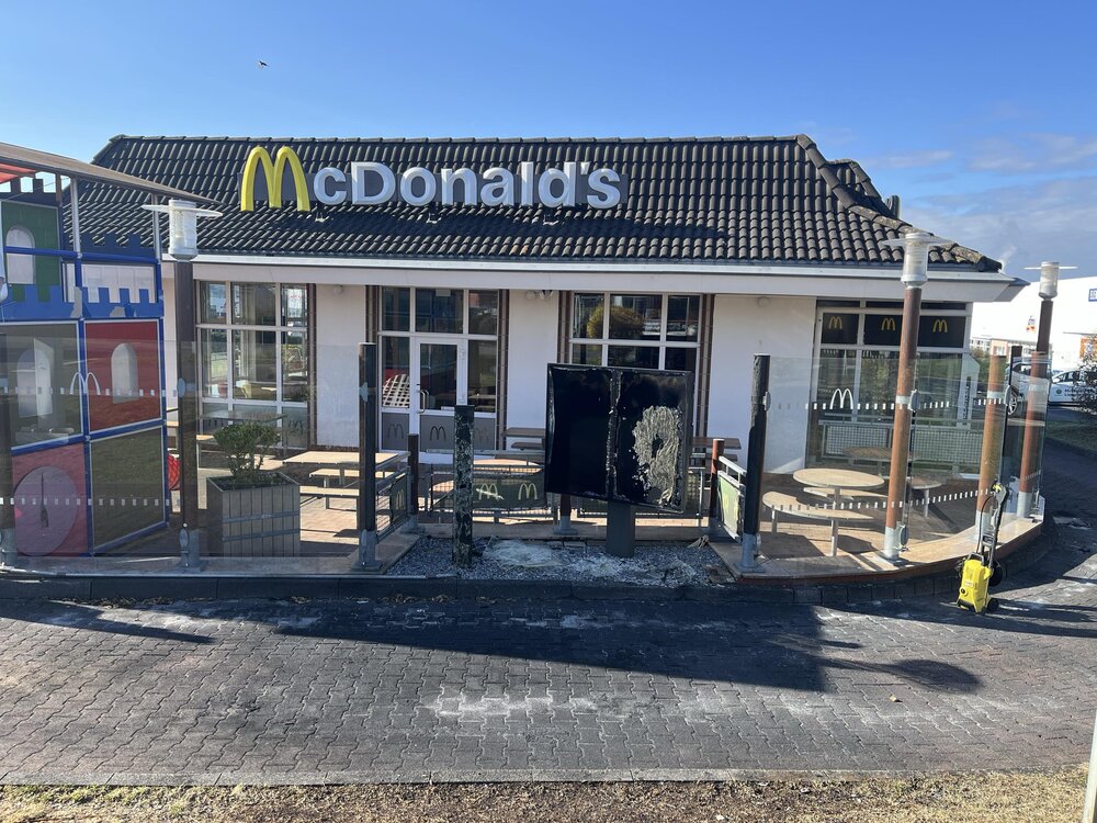 Drive-In nach dem Brand, McDonald's Mayen