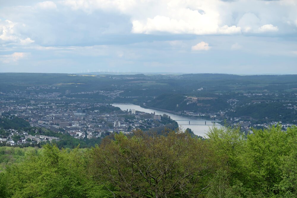Koblenz (vom Kühkopf aus gesehen, Archivbild) Koblenz (vom Kühkopf aus gesehen, Archivbild)