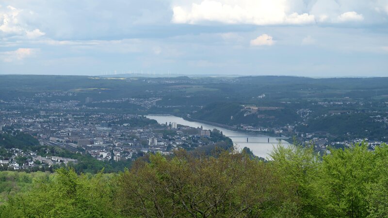 Koblenz (vom Kühkopf aus gesehen, Archivbild)