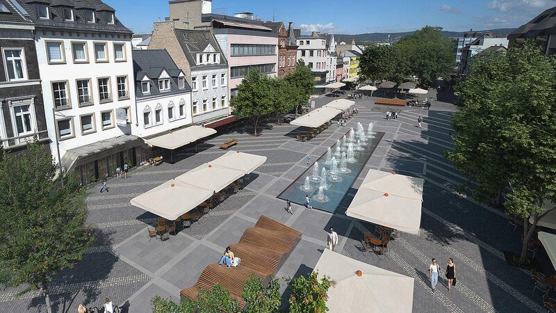 So soll der neugestaltete Luisenplatz künftig aussehen.