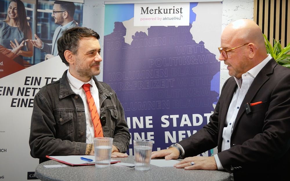 Oberbürgermeisterkandidat David Dasbach im Merkurist Video-Interview Oberbürgermeisterkandidat David Dasbach im Merkurist Video-Interview