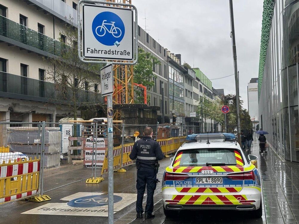 Kontrollen in der Casinostraße