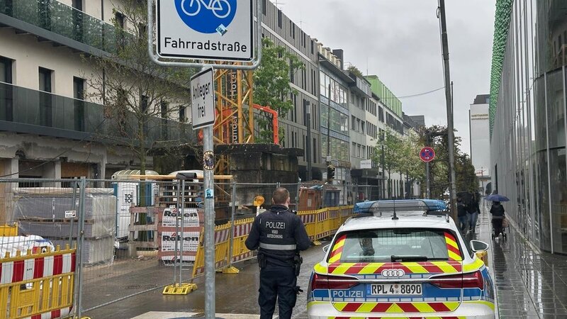 Kontrollen in der Casinostraße