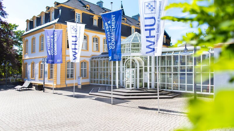 Die WHU - Otto Beisheim School of Management in Vallendar.