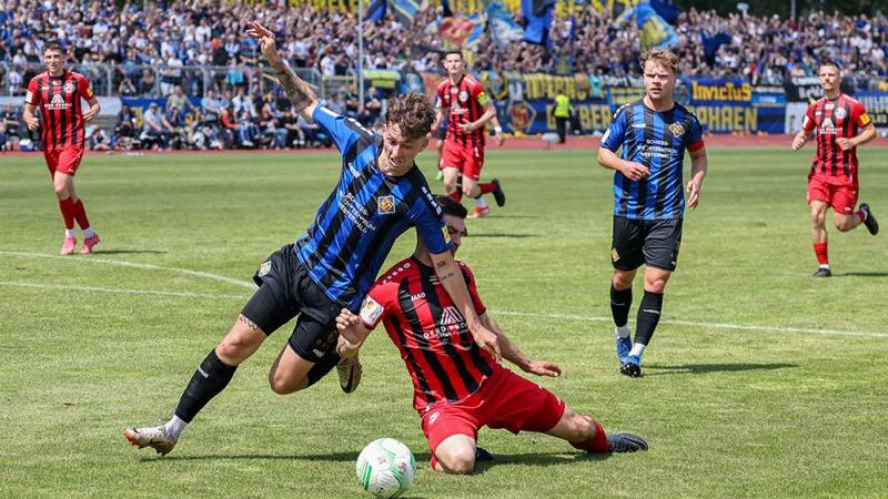 Leon Waldminghaus im Pokalfinale gegen die SG Schneifel