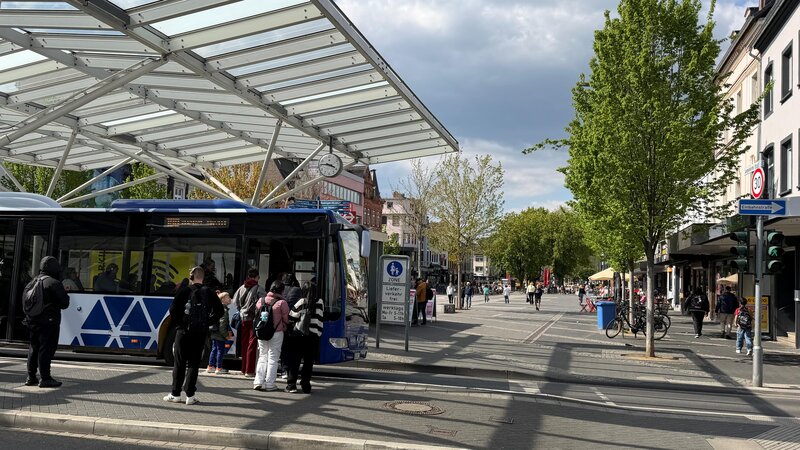 Busverkehr in Neuwied.