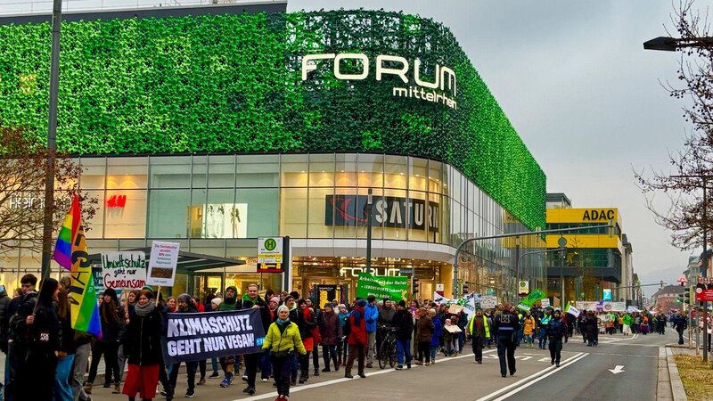 Der Klimastreik am 14.02.2025 in Koblenz.