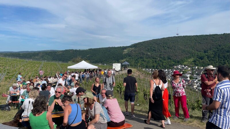 Das Steillagenfest in Winningen.