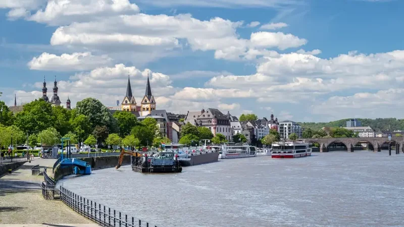 Moselufer in Koblenz