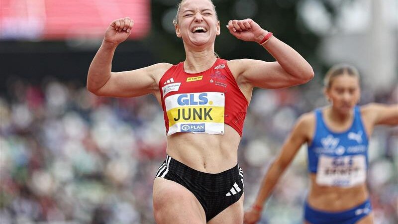 Sophia Junk, Sprinterin der LG Rhein-Wied, überragte in diesem Jahr.
