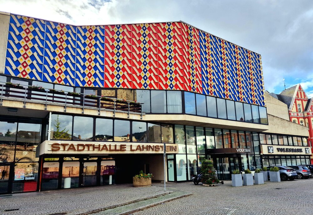 Die Stadthalle Lahnstein.