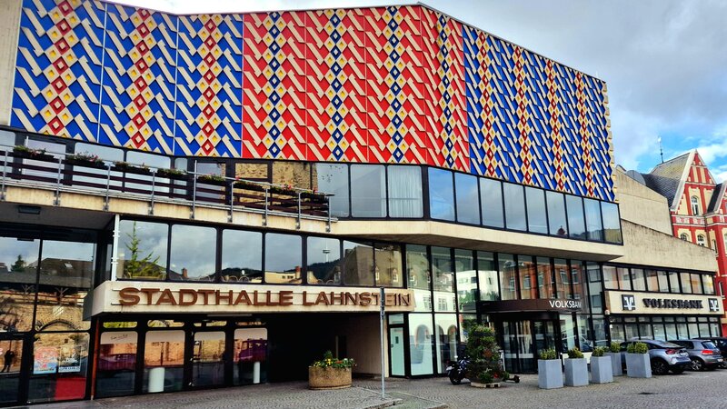 Die Stadthalle Lahnstein.