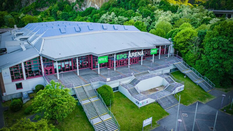 Die EPG Arena in Koblenz.