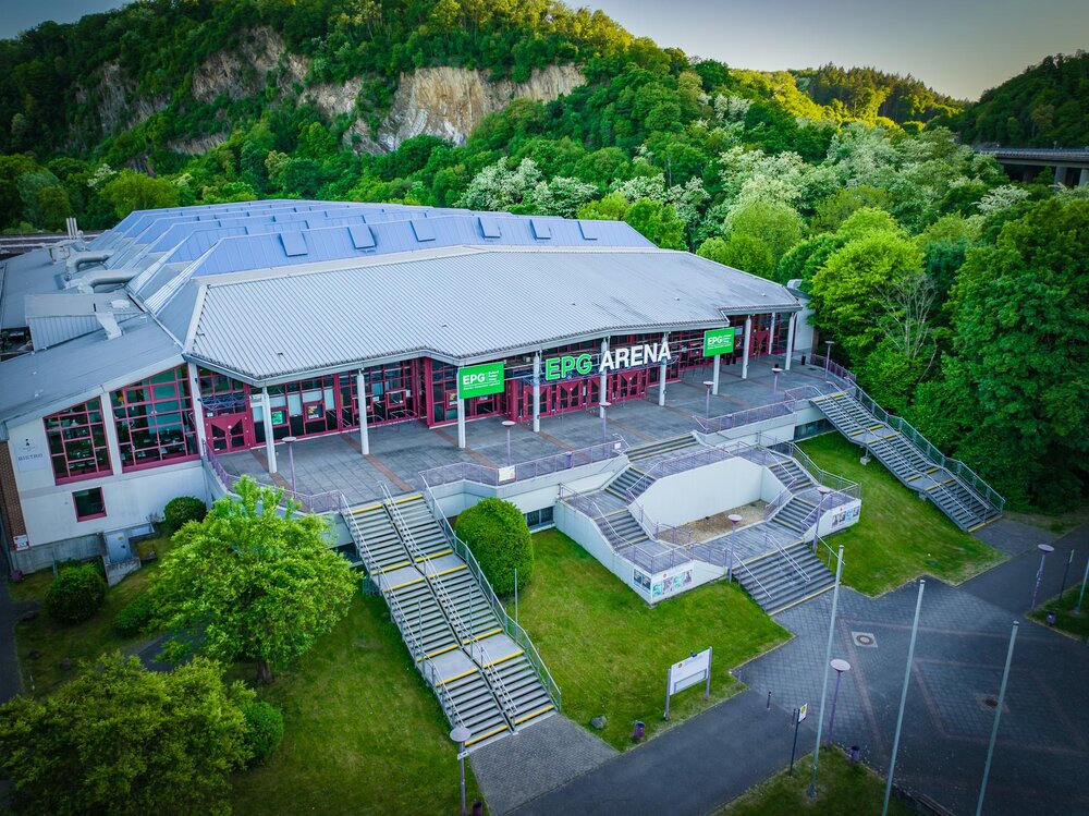 Die EPG Arena in Koblenz. Die EPG Arena in Koblenz.