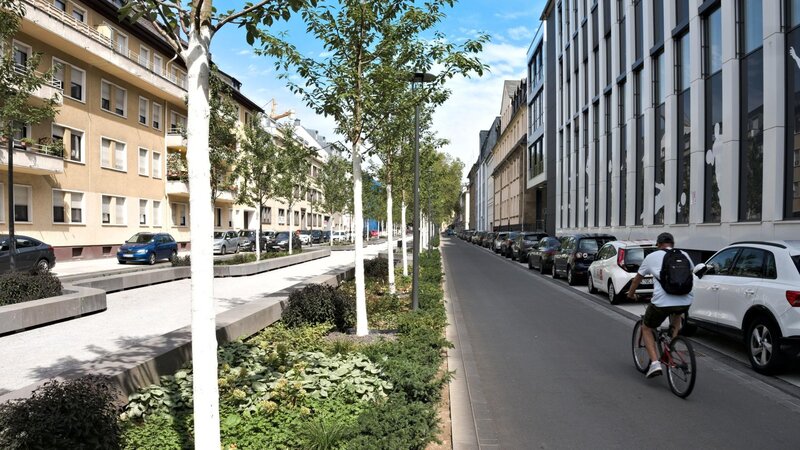 Der Umbau der Südallee ist eines der Projekte, die der langfristigen Verbesserung des Radverkehrs in Koblenz dienen sollen.