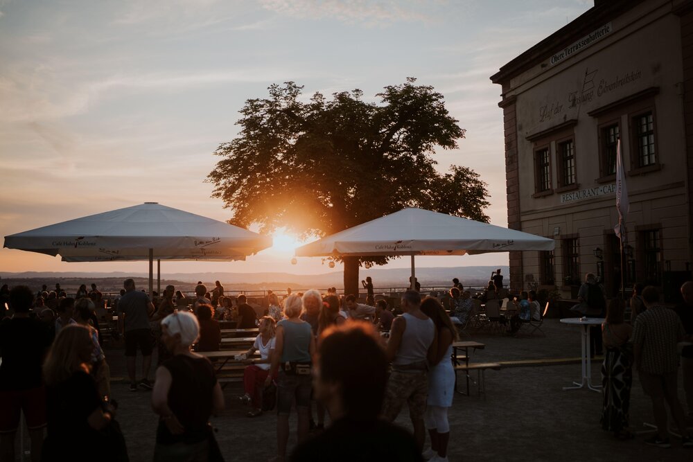 Das Horizonte Festival auf der Festung Ehrenbreitstein.