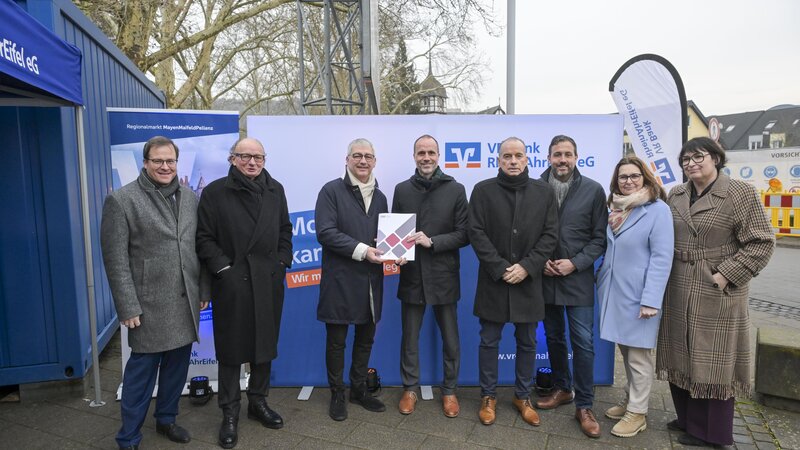 Förderbescheidübergabe der ISB für das Bauprojekt „Forum am Schlossgarten“ in Andernach