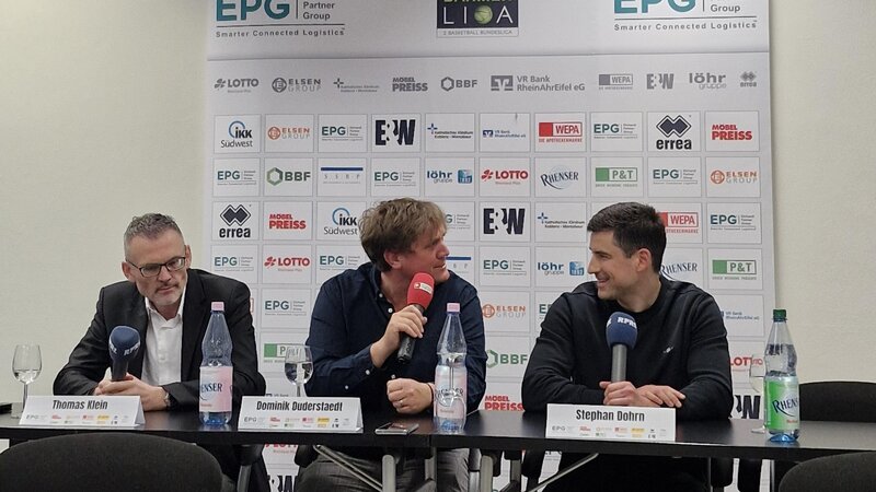 Guardians-Neu-Trainer Stephan Dohrn wurde im Rahmen einer Pressekonferenz offiziell vorgestellt.
