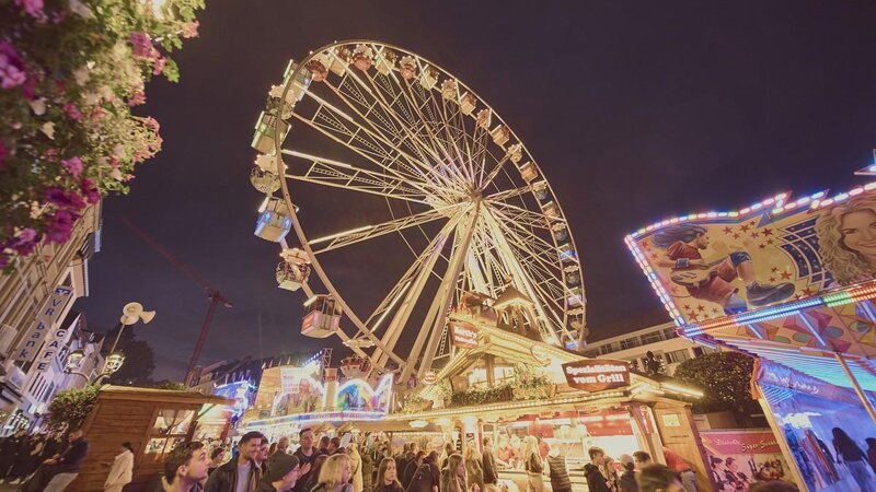 Der Lukasmarkt in Mayen 2025.