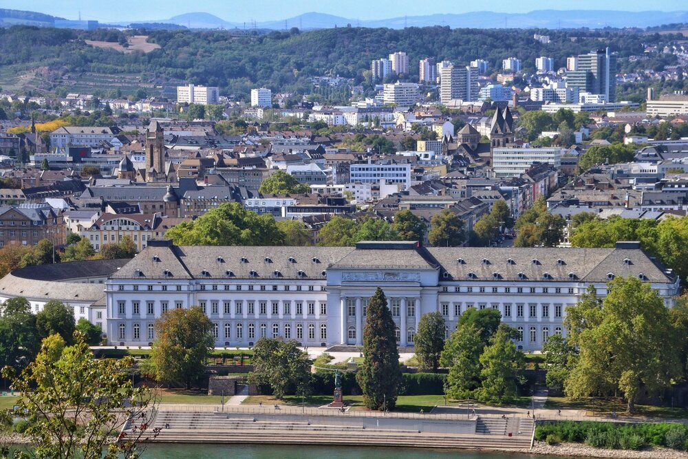 Das Kurfürstliche Schloss Koblenz. Das Kurfürstliche Schloss Koblenz.